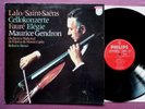 PHILIPS Stereo 6500 045, LALO, SAINT-SAËNS: Cello Concertos, GENDRON, BENZI, NM