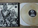 BROKEN BONES, SELF TITLED 1983 FALL OUT RECORD LABEL CLEAR VINYL LP IN G/F.