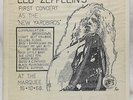 LED ZEPPELIN FIRST CONCERT AS THE NEW YARDBIRDS AT THE MARQUEE 1968 RARE LP TMOQ