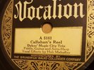 78 RPM Country Dykes Magic City Trio  Vocalion 5181 Callahan's Reel / Red Steer 