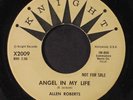 ALLEN ROBERTS: Angel In My Life / Give Me Your Hand 45 (dj, cool Rhumba Doo-Wop