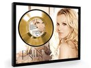 Britney Spears I Wanna Go Framed Gold Disc Display Vinyl (C1)