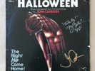John Carpenter Signed 2x Halloween LP Vinyl PJ Soles Ost Soundtrack 1983 Rare