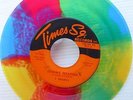 5 SHARKS doowop MULTI-COLOR Times Sq. 45 Stormy Weather b/w If You Love Me WS194