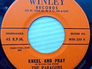 PARAGONS mint minus Winley doowop 45 Kneel & pray / Just a memory E9725