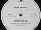 DEEP PURPLE Bad Attitude 12