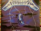 METALLICA - RIDE THE LIGHTNING LP     (MEGAFORCE/ELEKTRA 1984 ) VERY GOOD