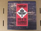 MANOWAR - Sign of the hammer LP 1984 rare Czech Republic Import