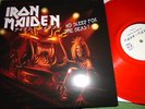 IRON MAIDEN LP NO SLEEP FOR THE BEAST  DJ PROMO RED  WAX  UK 1979 MOTORHEAD