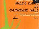 Miles Davis At Carnegie Hall LTD. NEW OVP DOL Vinyl LP