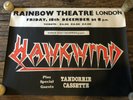 Hawkwind Original Promo Poster concert in London 1981