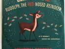 Vintage 1949 COLUMBIA 78 Christmas Record &Sleeve GENE AUTRY RUDOLPH REINDEER EX