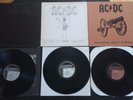 AC/DC records - Back in Black, For Those About to Rock, Flick of the Switch