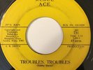 MEMPHIS ROCKABILLY 45 Bobby Davis TROUBLES/SINCE MY BABY SAID BYE Rebel Ace 731