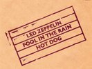 LED ZEPPELIN Fool in the Rain JAPAN 7
