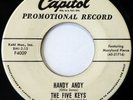 The FIVE KEYS 45 Handy Andy / Emily Please CAPITOL doo wop NM promo ws639
