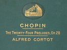 ALFRED CORTOT-PIANO-  Chopin: Twenty-Four Preludes Op. 28  4 records 78rpm  A253