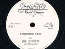 78 rpm  records-R&B vocal group-STATES 127- The Hornets -Promo- 