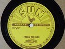 JOHNNY CASH I Walk The Line / Get Rhythm  on SUN 241 in E- Condition