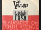 THE VENTURES Slaughter On Tenth Avenue SWEDISH 45+RARE PIC SLEEVE 1964 Sweden