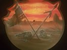 Running Wild - Little Big Horn SHAPE PICTURE VINYL DISC - 1991 Noise Sehr Rar