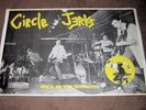 CIRCLE JERKS STUNNING RARE U.S. PROMO POSTER 
