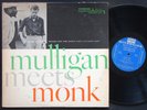 THELONIOUS MONK Meets GERRY MULLIGAN LP RIVERSIDE RLP 12-247 Orig US '57 DG MONO
