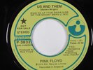 Psych Rock 45 PINK FLOYD Us And Them HARVEST promo HEAR