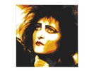 SIOUXSIE SIOUX - LIMITED EDITION POP ART STYLE ILLUSTRATION - MOUNTED PRINT