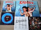 Exodus - Bonded By Blood ORG Blue/Red LP HRR 2014 + OIS,Poster   Metalica,Slayer
