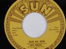 Rockabilly 45 CARL PERKINS Glad All Over SUN VG+ HEAR