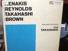 YUJI TAKAHASHI New Music for Piano Xenakis LP MAINSTREAM RARE AVANT GARDE