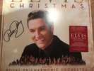 Elvis Presley Pricilla Signed Christmas LP Record Exact Proof Philharmonic Royal
