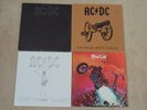 AC-DC Vintage Vinyl 1 Owner BACK IN BLACK / FOR THOSE ABOUT TO ROCK FLICK SWITCH