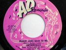 INTERVALS 45 Please come back to me / Don't leave me AD VG++ Doowop 675