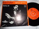 BOB DYLAN 45 PS NORWAY COUNTRY PIE 1969