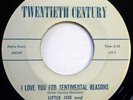 LITTLE JOE & THE THRILLERS 45 I Love You... / One More Time  doo wop NM Ws694