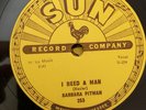 Barbara Pittman I Need A Man b/w No Matter Who's To Blame Sun 78 RPM Near Mint