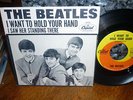 * * BEATLES I WANT TO HOLD YOUR HAND CLEAN M- PIC SLEEVE/VG+ HOFER 1st press 45