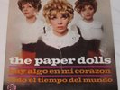 THE PAPER DOLLS Something Here In My Heart 7” 45 PS '68 PYE Mod Girl Beat  Spain