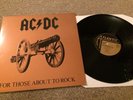 AC/DC - For Those About To Rock - Vinyl LP Atlantic 1981 EX+