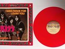 Kiss “I Was Made For Lovin’ You” UK 12” Maxi Single Red Vinyl
