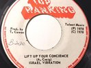 * ISRAEL VIBRATION Lift Up Your Concience ROOTS REGGAE DUB Top Ranking 45 Hear