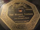JIM EUROPE'S BAND That Moaning Trombone/Memphis Blues PATHE ACTUELLE 78rpm