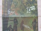 BLACK SABBATH IN SHRINK GREEN LABEL MASTER OF REALITY LP W/ FULLY SIGNED POSTER