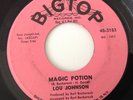 LOU JOHNSON-MAGIC POTION / REACH OUT FOR ME- BIG TOP 3153.VG++