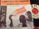 Sp 45 tours Johnny Hallyday l’aventure c’est  L’aventure