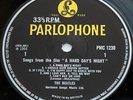 BEATLES 1969 MONO UK Parlophone LP - A Hard Day's Night NO SOLD IN UK  EX-