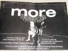 THE PINK FLOYD STUNNING U.K. PROMO PRESS RELEASE FOR THE FILM ‘MORE’ IN 1969