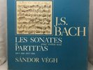 RARE J.S. BACH LES SONATES & Partitas Pour Violon Seul Sandor Vegh Vinyl LP